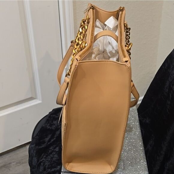 Steve Madden BTrot Logo Tote Bag- Camel